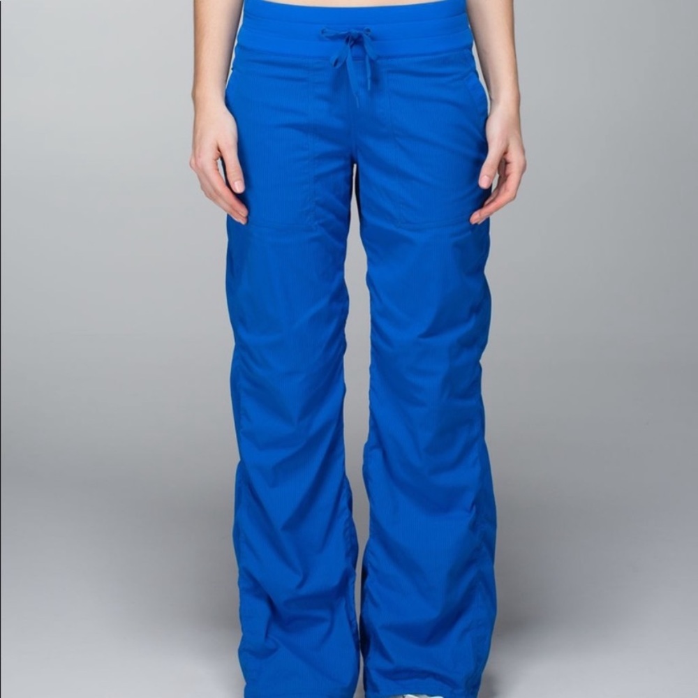 Blue Lululemon Dance Studio Pant